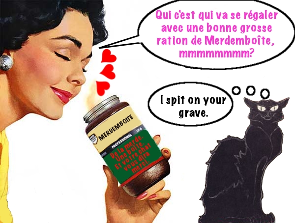 De la merde. Une boîte. Du bonheur.